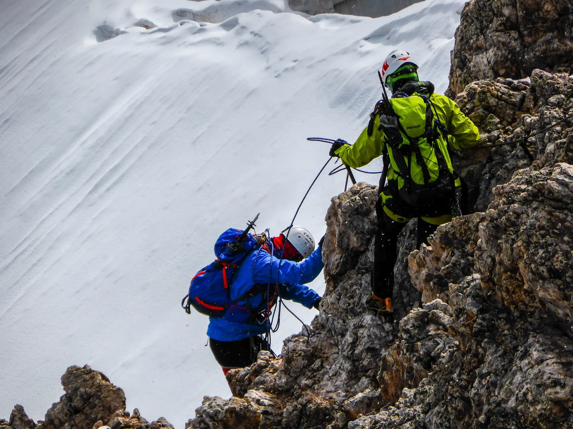 People climbing